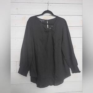 Montgomery Post Black Uasmin Hardware Detail Women's Blouse